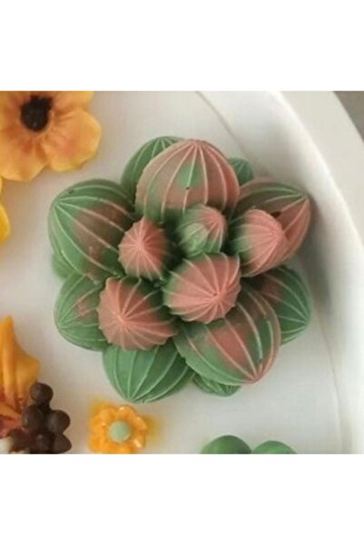 morlalem m 3,2cm Mini Sukulent Çiçek Silikon Kalıp K-1519, Kokulu Taş Sabun A...