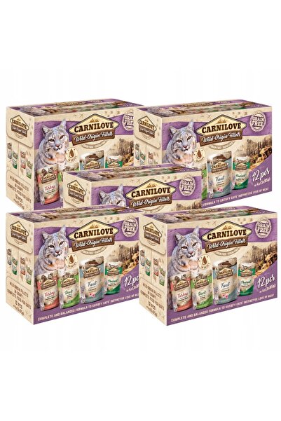 Other Carnilove hrană umedă pentru pisici, pachet MULTIPACK, 60x85g