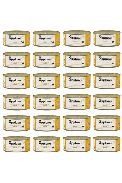 Other APPLAWS File de pui în supă - Hrană umedă pentru pisici - 24x156g