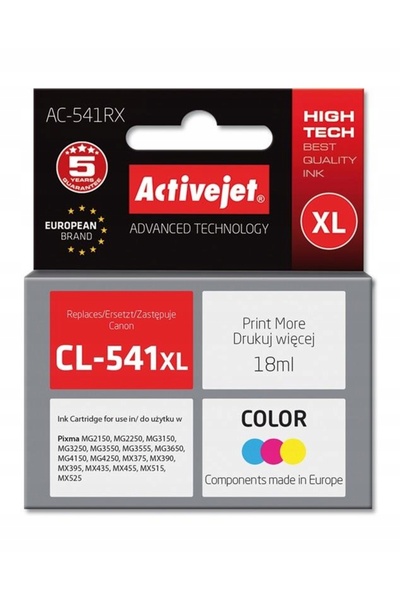 Other ActiveJet ink for Canon CL-541XL reg AC-541RX