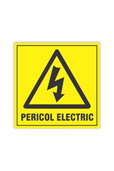 Generic (Unbranded) 10-Pack Electrical Hazard Warning Stickers, 15x15 cm