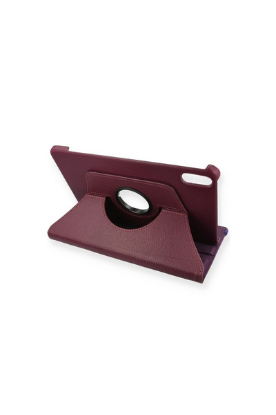 Twin Store Pad V9 Case 360 Tablet Leather Case - Plum
