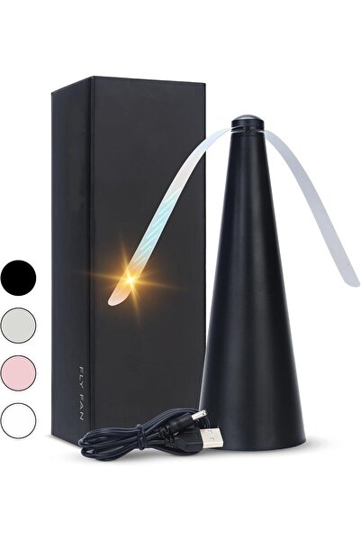 None مروحة طاردة للحشرات للطاولات - تعمل بمنفذ USB أو ببطارية AA