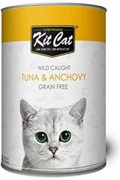 Kit Cat Atlantic Tuna With Whole Anchovy Canned Food 400g