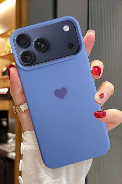 3GEN CASE İphone 17 Pro Max Kalp Logolu Renkli First Silikon Kılıf