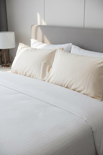 ŞENER HOME 100% Cotton Satin 2-Piece Pillowcase 50X70 cm