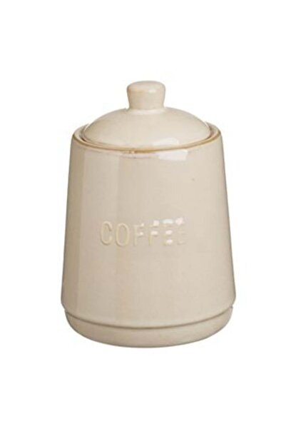 OEM Ceramic Container Beige Nordic Style with Lid 630 ml