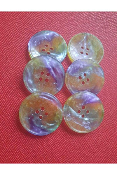 beyna aksesuar Trench Coat Jacket, Coat and Cardigan Button 2.5 cm 1 Pack 6 P...