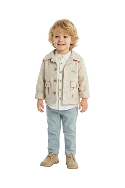 The-kid.co Urban Baby Boy 2-Piece Pants Set - Blue