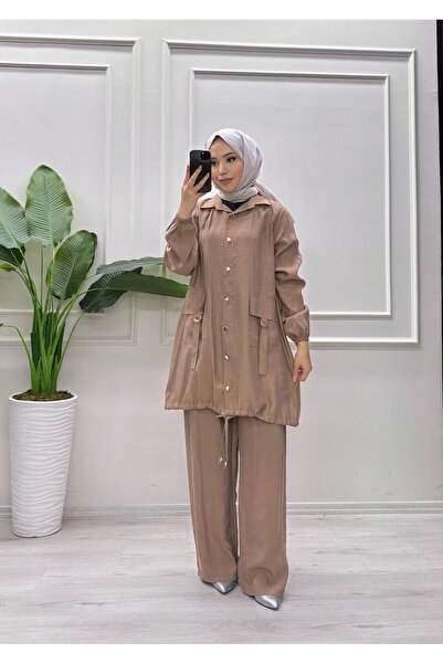 moda acar Parachute Cloth Pants Suit