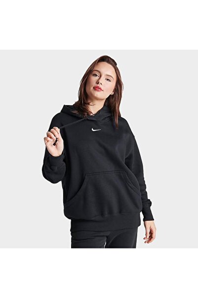 Nike Αθλητικά ρούχα Phoenix Fleece Γυναικείο φούτερ με κουκούλα και φαρδιά γρ...