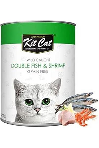 Kit Cat Wild Caught Double Fish & Shrimp 400g