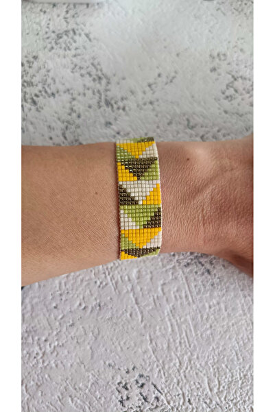 LİNWAY Geometric Patterned Miyuki Bracelet
