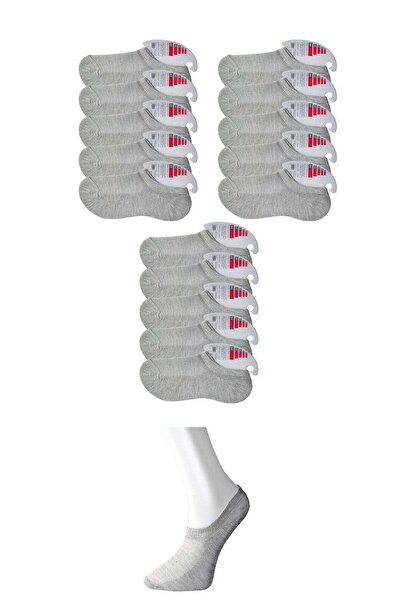 Mestore Gray Women's Invisible Socks 15 pairs