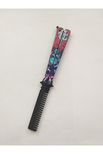 Tactical Line 21 cm Çelik Kelebek Tarak KESKİN DEĞİLDİR