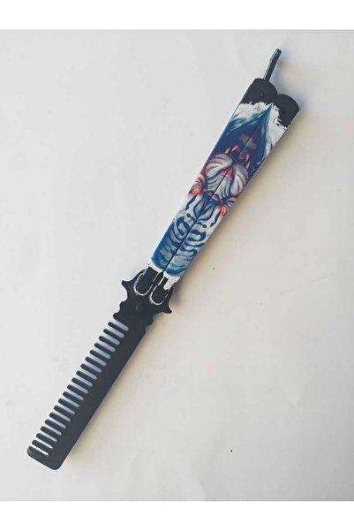 Tactical Line 21 cm Çelik Kelebek Tarak KESKİN DEĞİLDİR