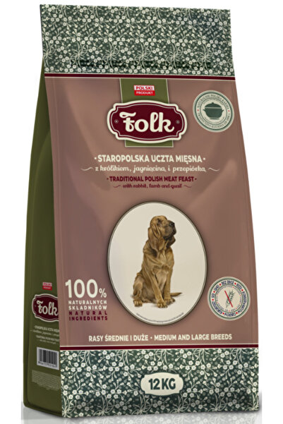 Other Karma sucha dla psa FOLK Staropolska uczta mięsna z królikiem 12kg
