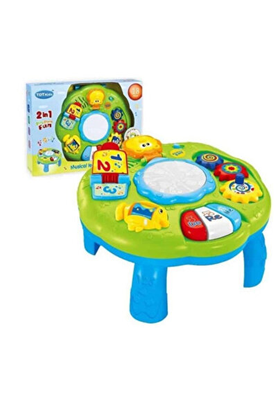 GHADA Masuta pentru activitati bebelusi 2 in 1 Musical Learning Table