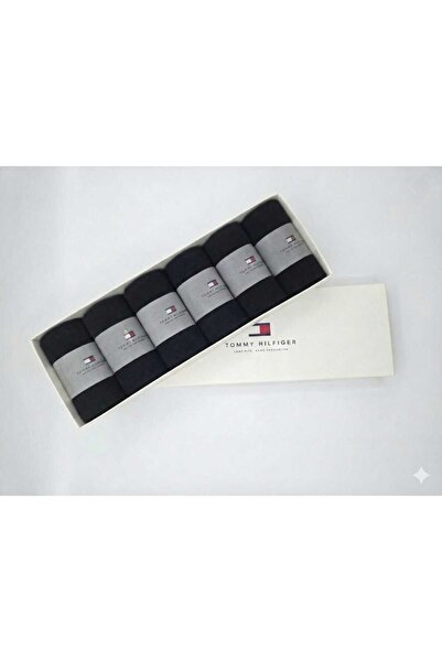 NoNameStore7 Set of 6 long socks - 6 pairs, Black, 41-47