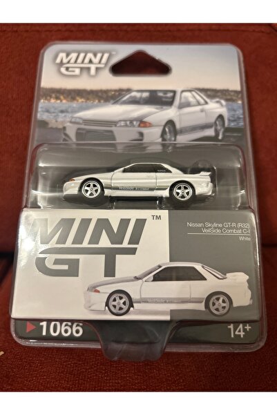 mini gt Nissan Skyline Gt-R R32 Vei̇lsi̇de Combat C-I White Blister
