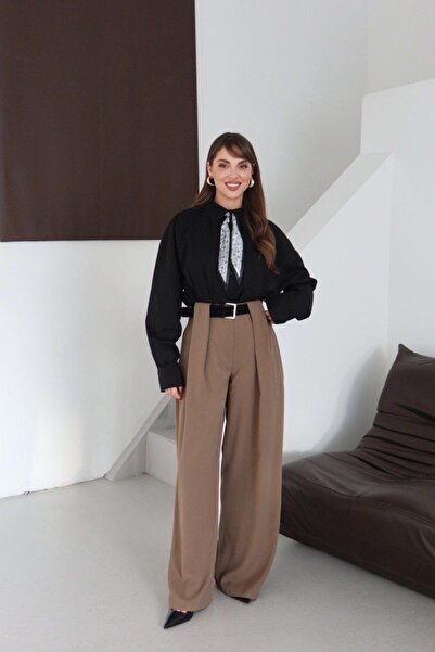 NEW SEASON KÖPRÜ DETAY KEMERLİ PALAZZO