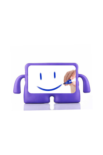 Fuchsia حافظة كمبيوتر لوحي ناعمة للأطفال من kOkO Fun Stand متوافقة مع TCL TAB...