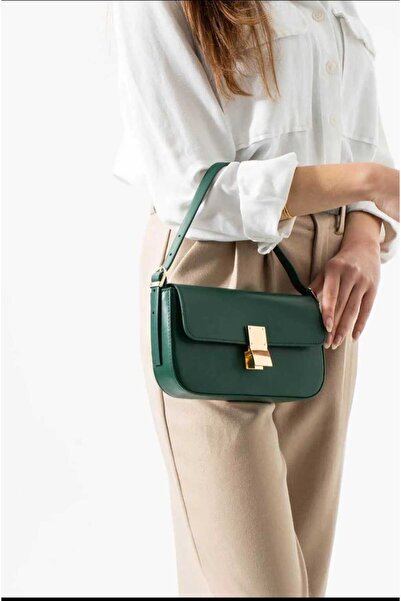 ÖZÜM TAKI Women's Shoulder Bag Green