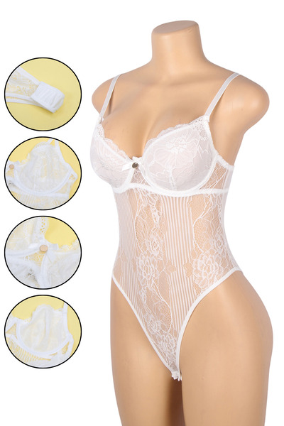 Lingerie and Fashion Style Lace bodysuit