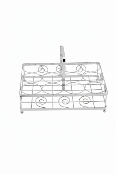 GENERAL Gold metal glass holder stand – holds 12 glasses