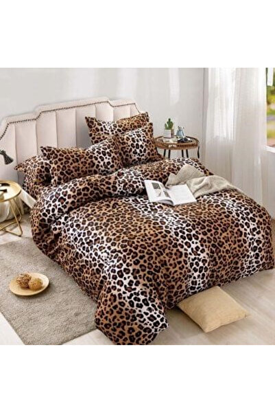 JOJO Leopard Cotton Finet Bedding Set 6 Pieces for Double Bed