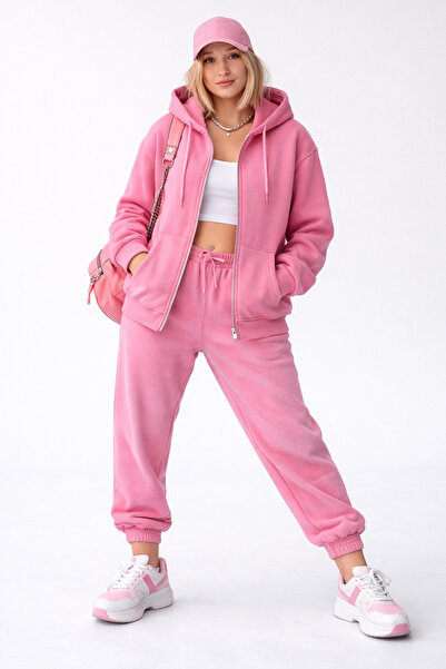 Noa&Noa Women's Hooded Zipper Sweatshirt – Sand Ease