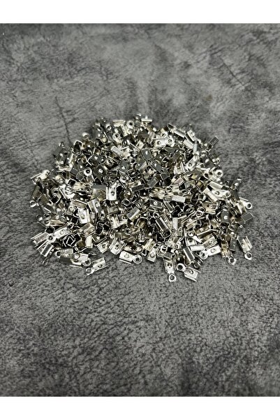 Mos Tespih 50 Adet 9x3mm Nikel Kaplama Bağlantı Sıkıştırma İp Bağlama Aparatı...