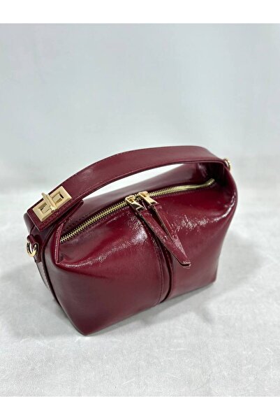 çkn sedat çakan çanta & fular & aksesuar Suede Soft Patent Leather Women's Ha...