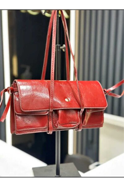 ÖZÜM TAKI Women's Shoulder Bag Red