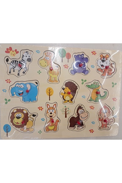 Abbie Puzzle lemn animale