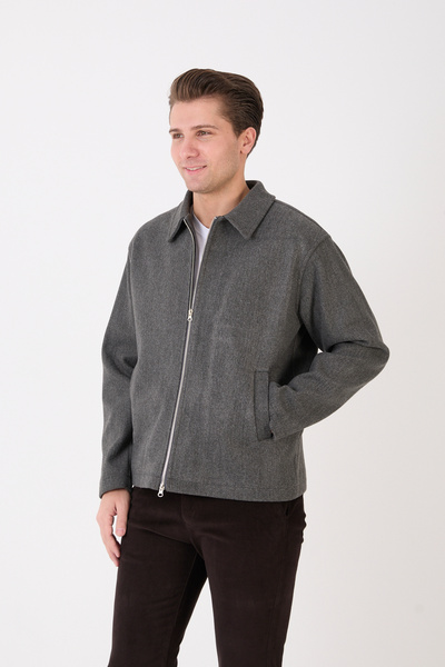 RUVEN TEKSTİL Παλτό με φερμουάρ