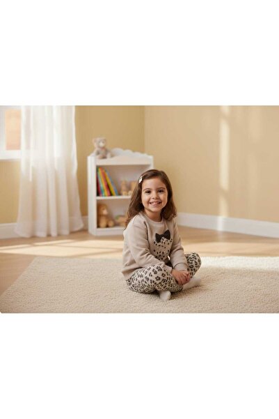 KIZ BEBEK &ÇOCUK FİTİLLİ TAYT SPOR 2Lİ ALT ÜST TAKIM
