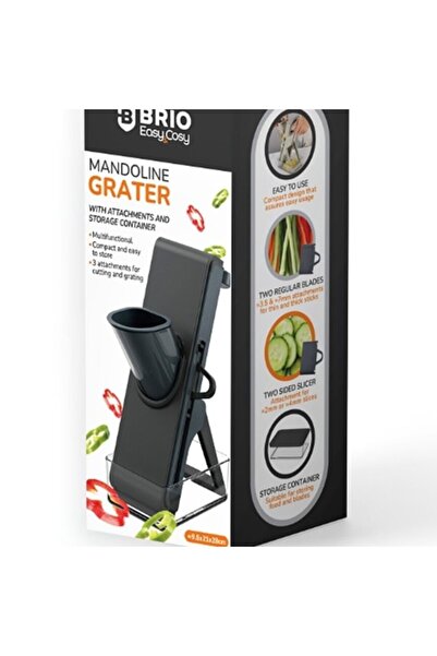 BRIO Easy&Cosy – Multifunctional Grater with 3 Accessories (B851, 108009)