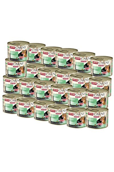 Other Wet food for kittens ANIMONDA CARNY Beef Chicken Rabbit 24x200g