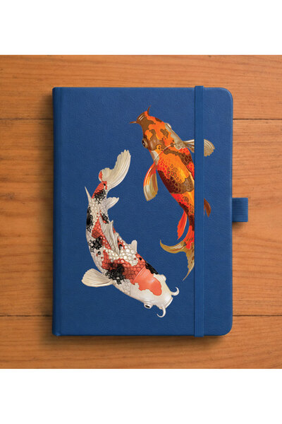 Cekuonline Tarihsiz 192 Sayfa Mini Termo Defter Baskılı Desenli 9x14 cm Laciv...