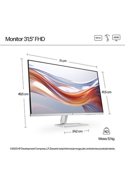 Other HP LED VA Monitor 31.5” 532sf (94F50E9) 100Hz