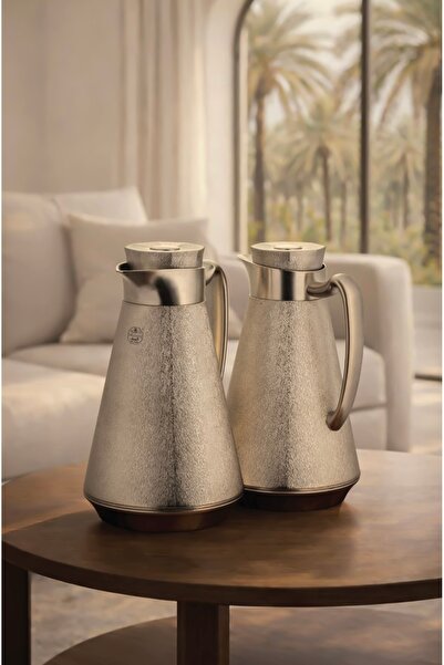 saif Bilsan Silver Thermos Set