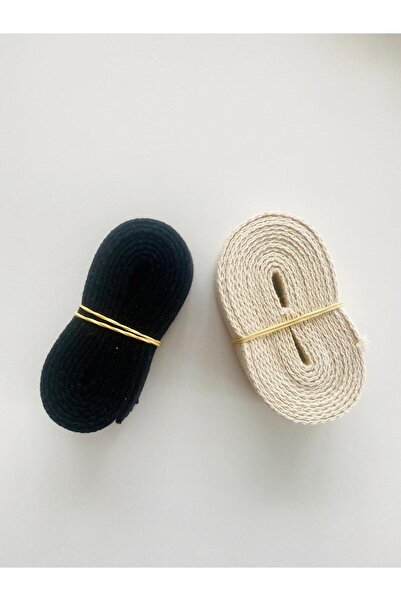 seyranat 1,70 метра чорної та 2,50 метра екрю бавовняної підвіски для сумки, ...