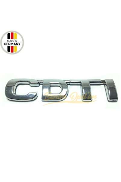 İthal Arka Bagaj Kapağı CDTI Yazısı Krom Opel Mokka, İnsignia, Corsa E, Astra...
