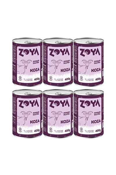 Other Mokra karma dla psa ZOYA Koza 6x400g