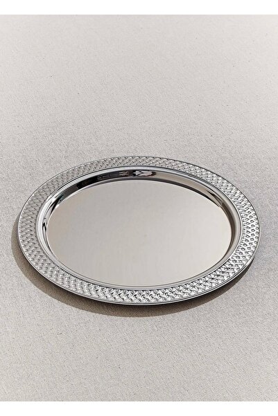 Paşabahçe Mesh Metal Tray Shiny