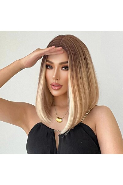 animis beauty Ξανθιά περούκα με ανταύγειες, συνθετικές ίνες υψηλής ποιότητας ...