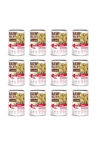 Other Hrană umedă pentru câini Raw Paleo Beef&Rabbit Puppy, cutie, 12 x 400g