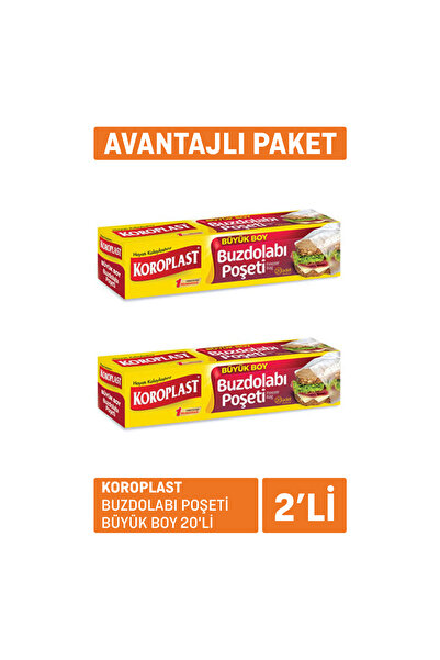 Koroplast Refrigerator Bags Large Size 2 X 20 Pcs 5 Pcs