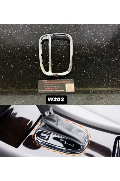 kaytaz Mercedes W203 Gear Frame Chrome W203 W209 Compatible 2032671988